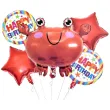 balon foliowy krab czerwony flexmetal 14 shp
