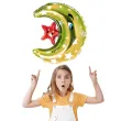 balon foliowy ksiezyc i gwiazda zolty jix 23 shp