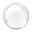 balon foliowy kula bialy amscan 20 orb