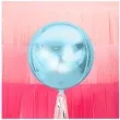 balon foliowy kula blekitny partydeco 16 orb