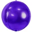 balon foliowy kula fioletowy partydeco 16 orb