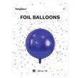 balon foliowy kula fioletowy partydeco 16 orb