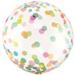 balon foliowy kula krysztalowa kropki kolorowe partydeco 16 rnd