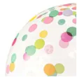 balon foliowy kula krysztalowa kropki kolorowe partydeco 16 rnd