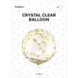 balon foliowy kula krysztalowa kropki zlote partydeco 16 orb