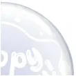 balon foliowy kula przezroczysta happy birthday takarakosan 16 orb 10 szt