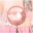 balon foliowy kula rozowe zloto partydeco 16 orb