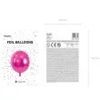 balon foliowy kula rozowy partydeco 16 orb