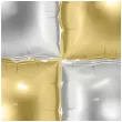 balon foliowy kurtyna scianka do zdjec zloty srebrny 14 partydeco sqr