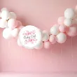 balon foliowy kwiat jabloni baby girl dekoracja na baby shower gender reveal bialy 18 rnd