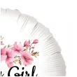 balon foliowy kwiat jabloni baby girl dekoracja na baby shower gender reveal bialy 18 rnd