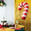 balon foliowy laska cukrowa bialo czerwona partypal 29 shp