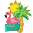 balon foliowy lets flamingle party time amscan 14 shp
