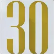 balon foliowy liczba 30 bialy godan 18 rnd