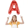 balon foliowy litera a czerwony partydeco 14 ltr