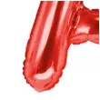 balon foliowy litera a czerwony partydeco 14 ltr
