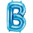 balon foliowy litera b niebieski partydeco 14 ltr