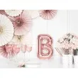 balon foliowy litera b rozowe zloto partydeco 14 ltr