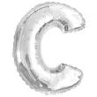 balon foliowy litera c srebrny oem 16 ltr