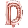 balon foliowy litera d rozowe zloto partydeco 14 ltr