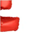 balon foliowy litera e czerwony funny fashion 40 ltr