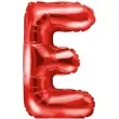 balon foliowy litera e czerwony partydeco 14 ltr