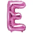 balon foliowy litera e rozowy partydeco 14 ltr