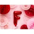 balon foliowy litera f czerwony partydeco 14 ltr