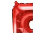 balon foliowy litera f czerwony partydeco 14 ltr