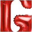 balon foliowy litera g czerwony partydeco 14 ltr