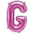 balon foliowy litera g rozowy partydeco 14 ltr