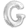 balon foliowy litera g srebrny oem 16 ltr