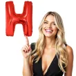 balon foliowy litera h czerwony funny fashion 40 ltr
