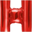 balon foliowy litera h czerwony partydeco 14 ltr