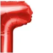 balon foliowy litera i czerwony partydeco 14 ltr