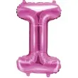 balon foliowy litera i rozowy partydeco 14 ltr