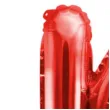 balon foliowy litera k czerwony partydeco 14 ltr