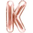 balon foliowy litera k rozowe zloto partydeco 14 ltr