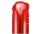 balon foliowy litera l czerwony partydeco 14 ltr