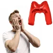 balon foliowy litera m czerwony funny fashion 40 ltr