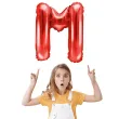 balon foliowy litera m czerwony partydeco 14 ltr