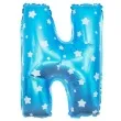 balon foliowy litera n 16 oem blekitny