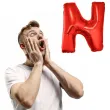balon foliowy litera n czerwony funny fashion 40 ltr