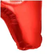 balon foliowy litera n czerwony funny fashion 40 ltr