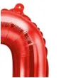 balon foliowy litera o czerwony partydeco 14 ltr