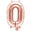 balon foliowy litera o rozowe zloto partydeco 14 ltr