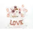 balon foliowy litera o rozowe zloto partydeco 14 ltr