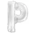 balon foliowy litera p 16 oem srebrny