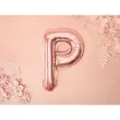 balon foliowy litera p rozowe zloto partydeco 14 ltr