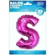 balon foliowy litera s 14 godan rozowy